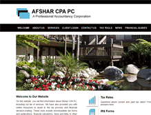 Tablet Screenshot of afsharcpa.com